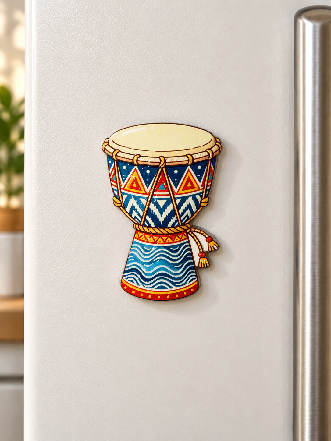 Rhythm & Color — Drum Fridge Magnet