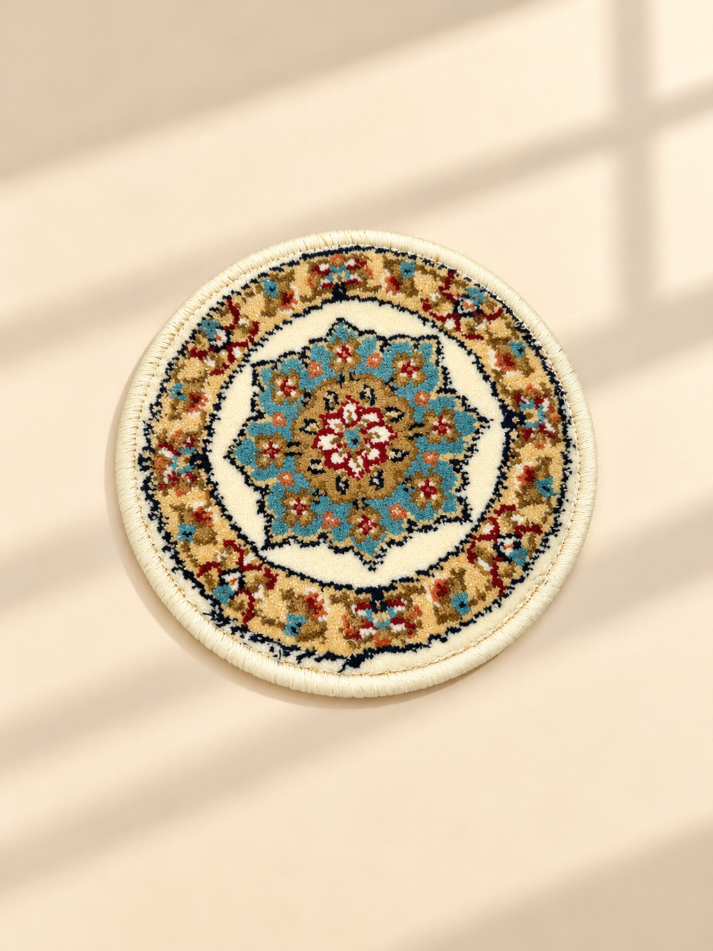 Round Rug-Style Coasters