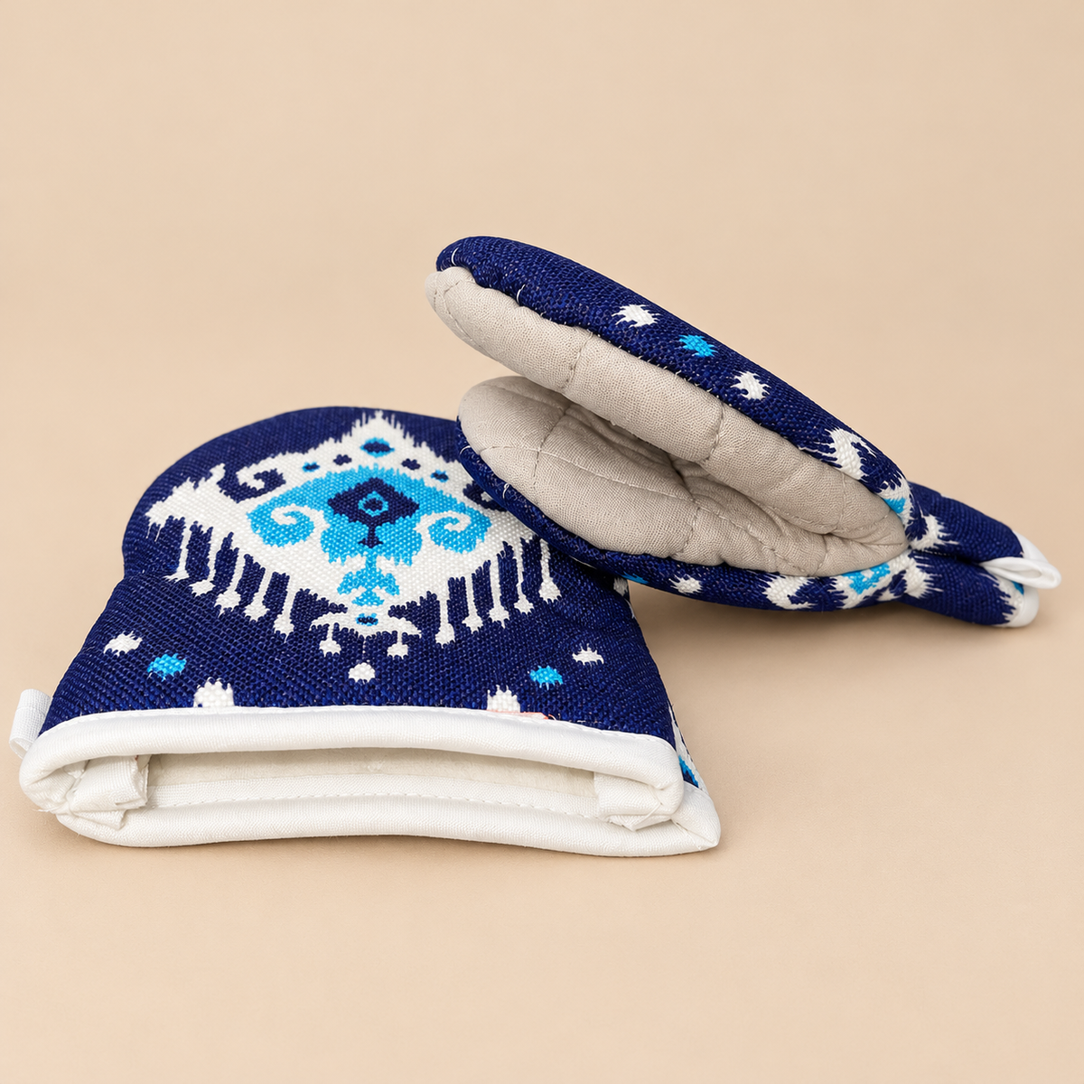 Indigo Bloom — Atles Mini Oven Mitts
