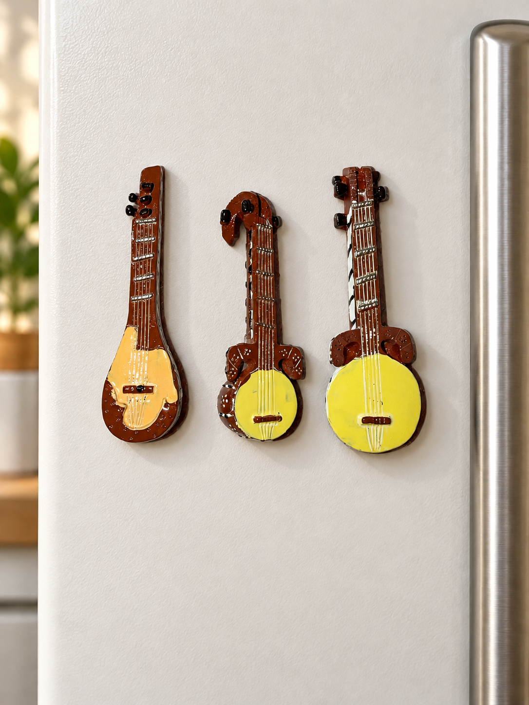 Melodies of Home — Uyghur Instrument Fridge Magnets