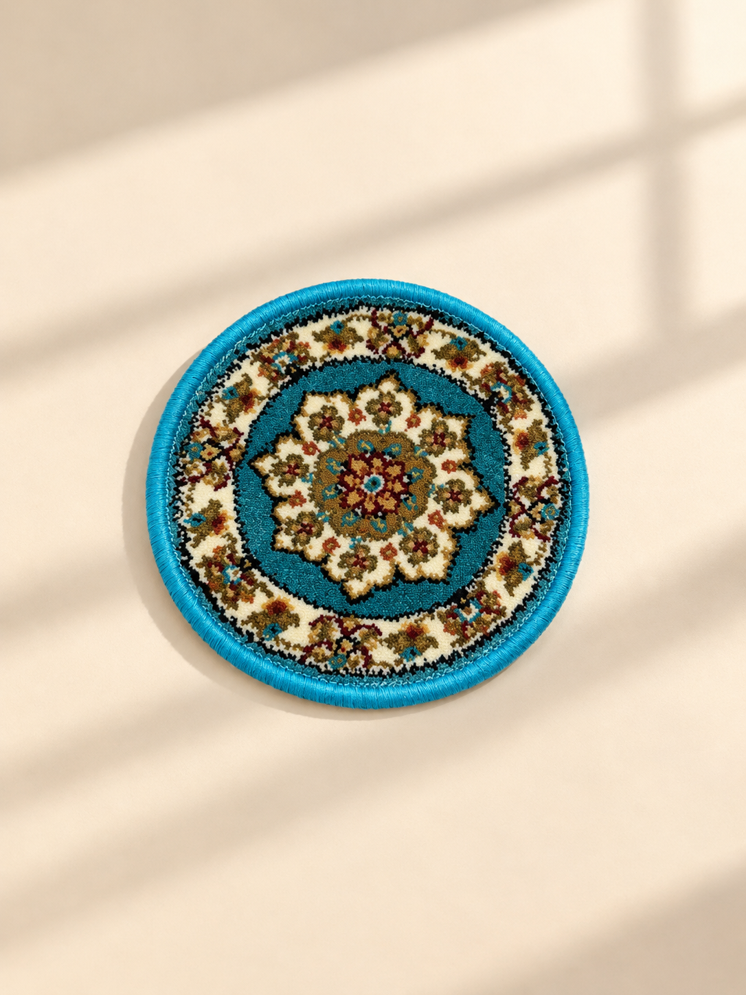 Round Rug-Style Coasters