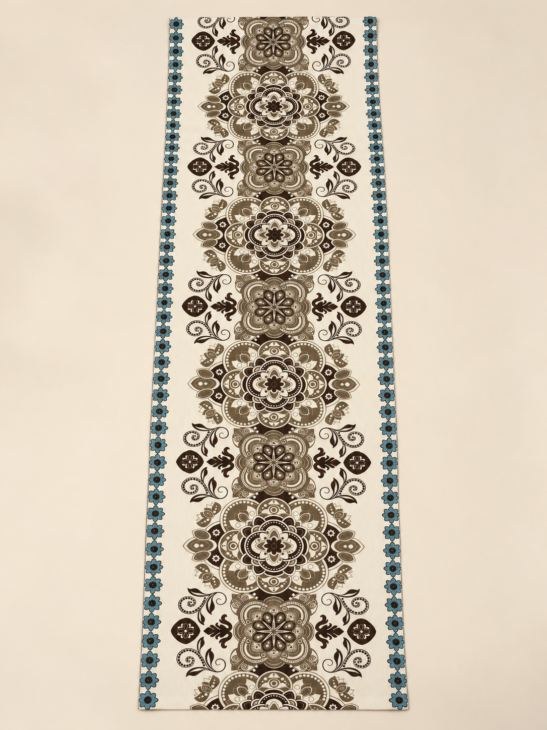 Olive Blossom — Tassel Table Runner
