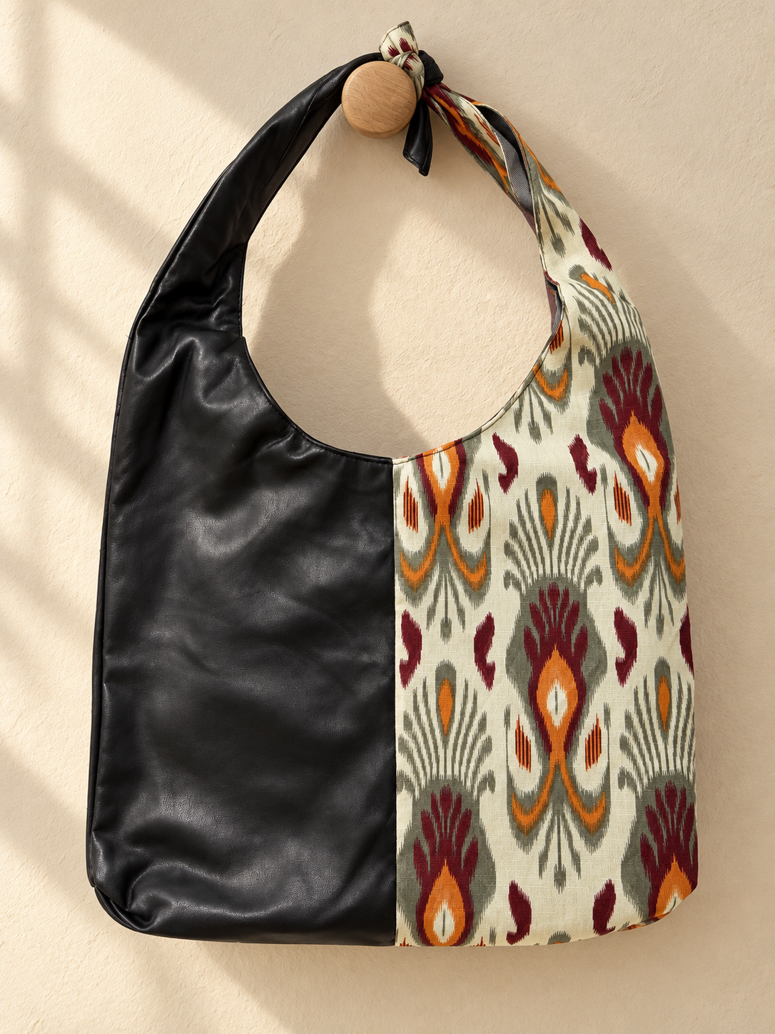 Burnt Orange Atlas Leather Bag