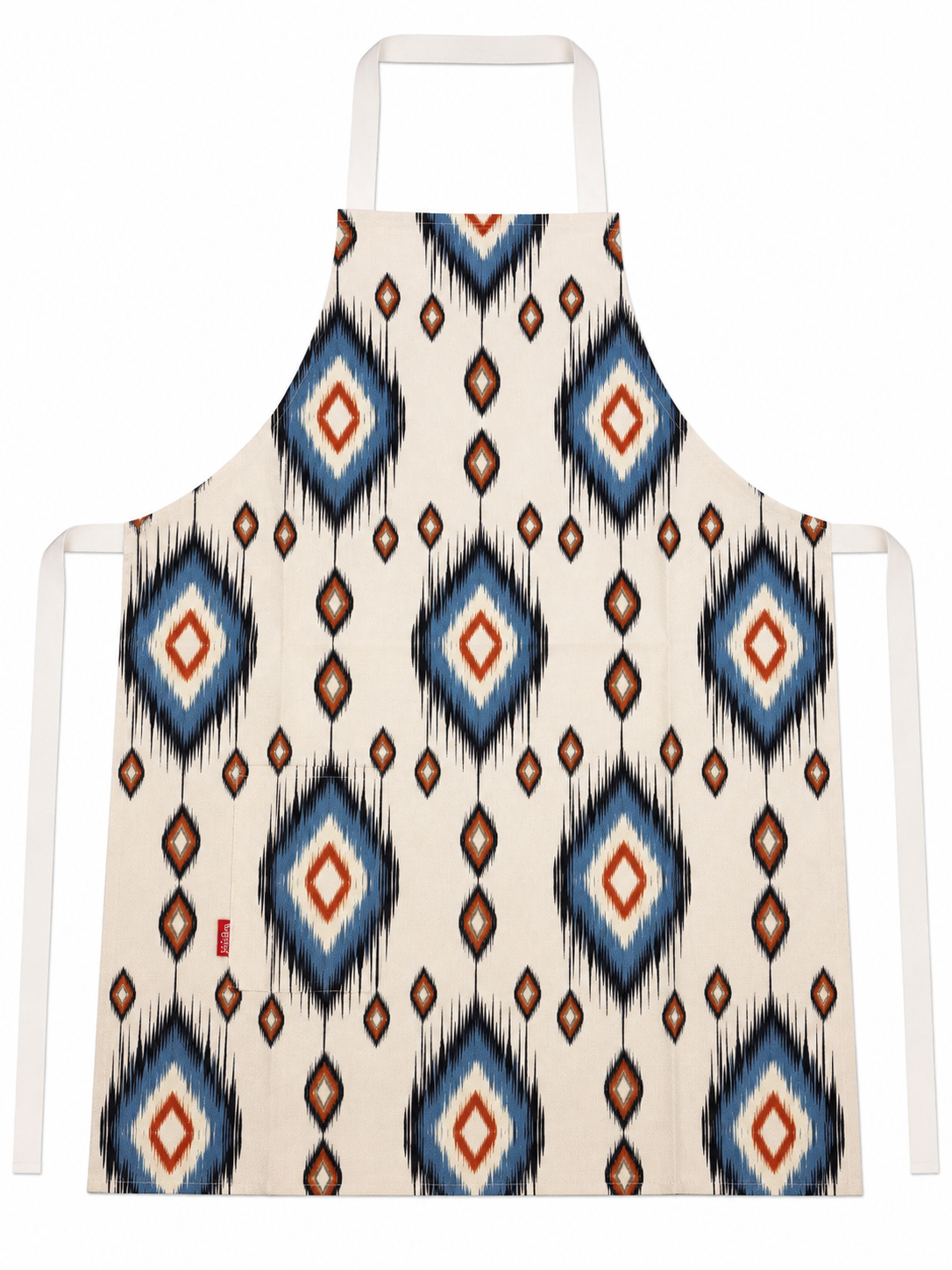 White/Blue Atlas Apron