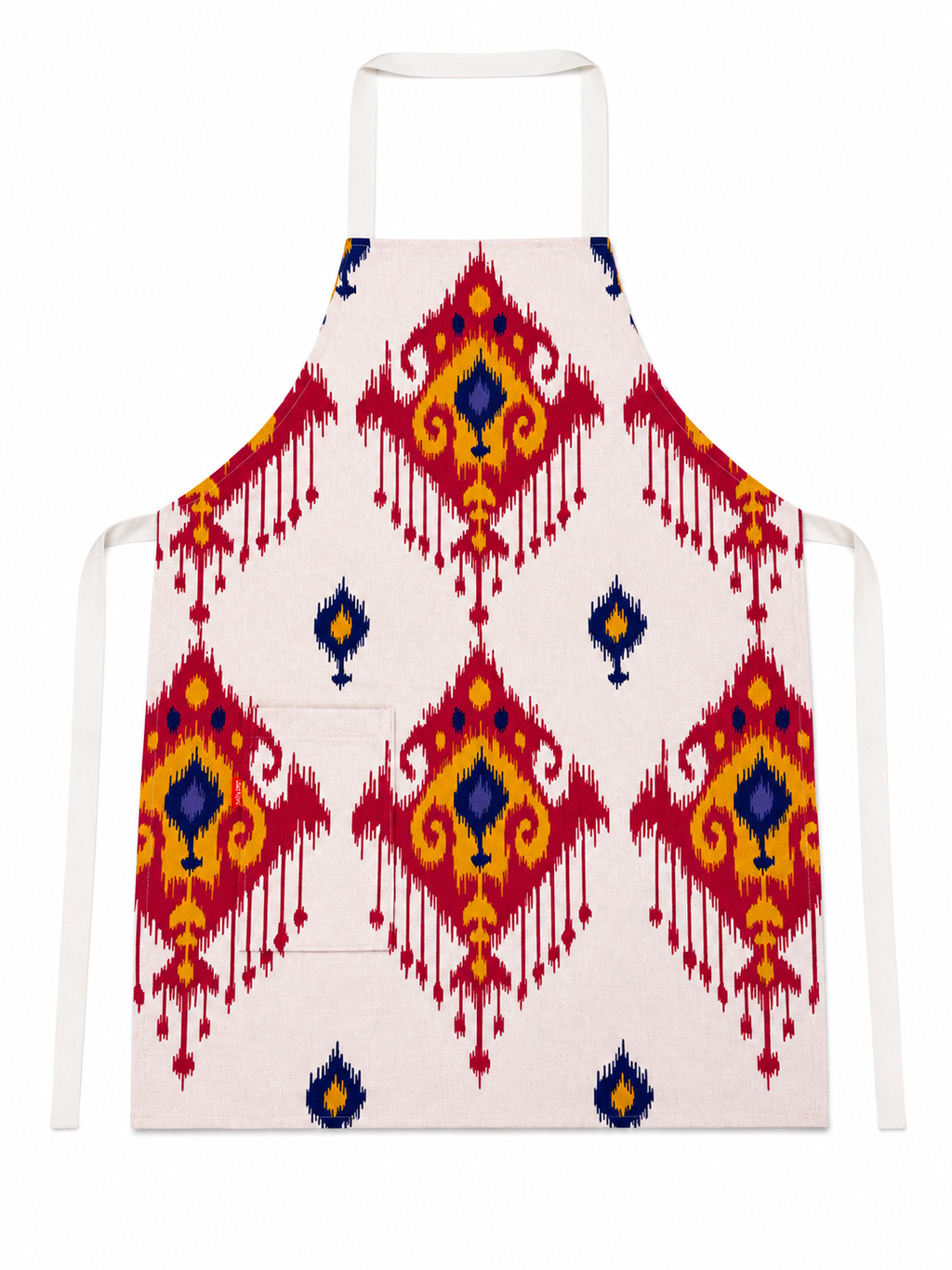 White/Red Atlas Apron