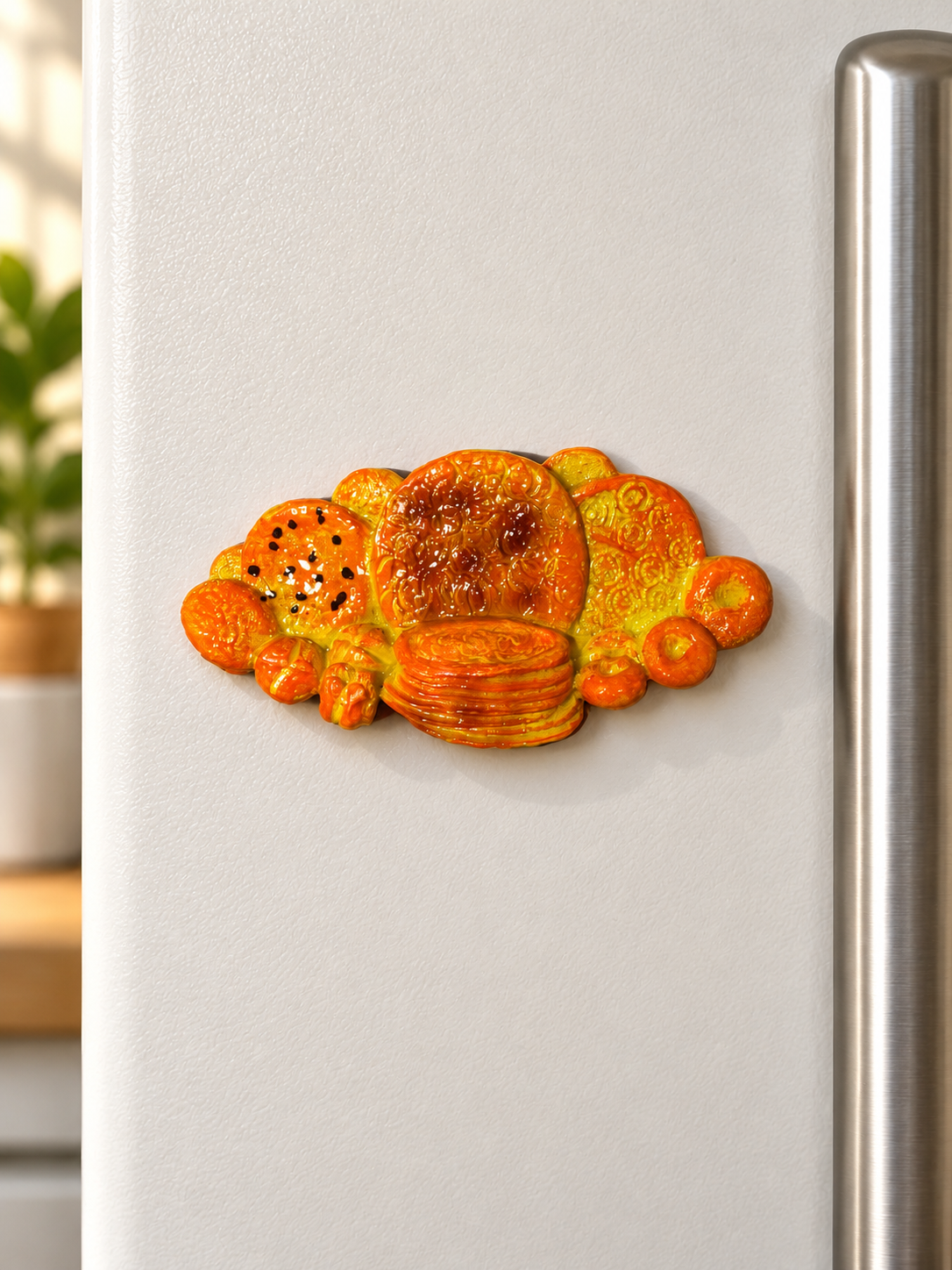 Naan & Nostalgia — Uyghur Bread Fridge Magnets