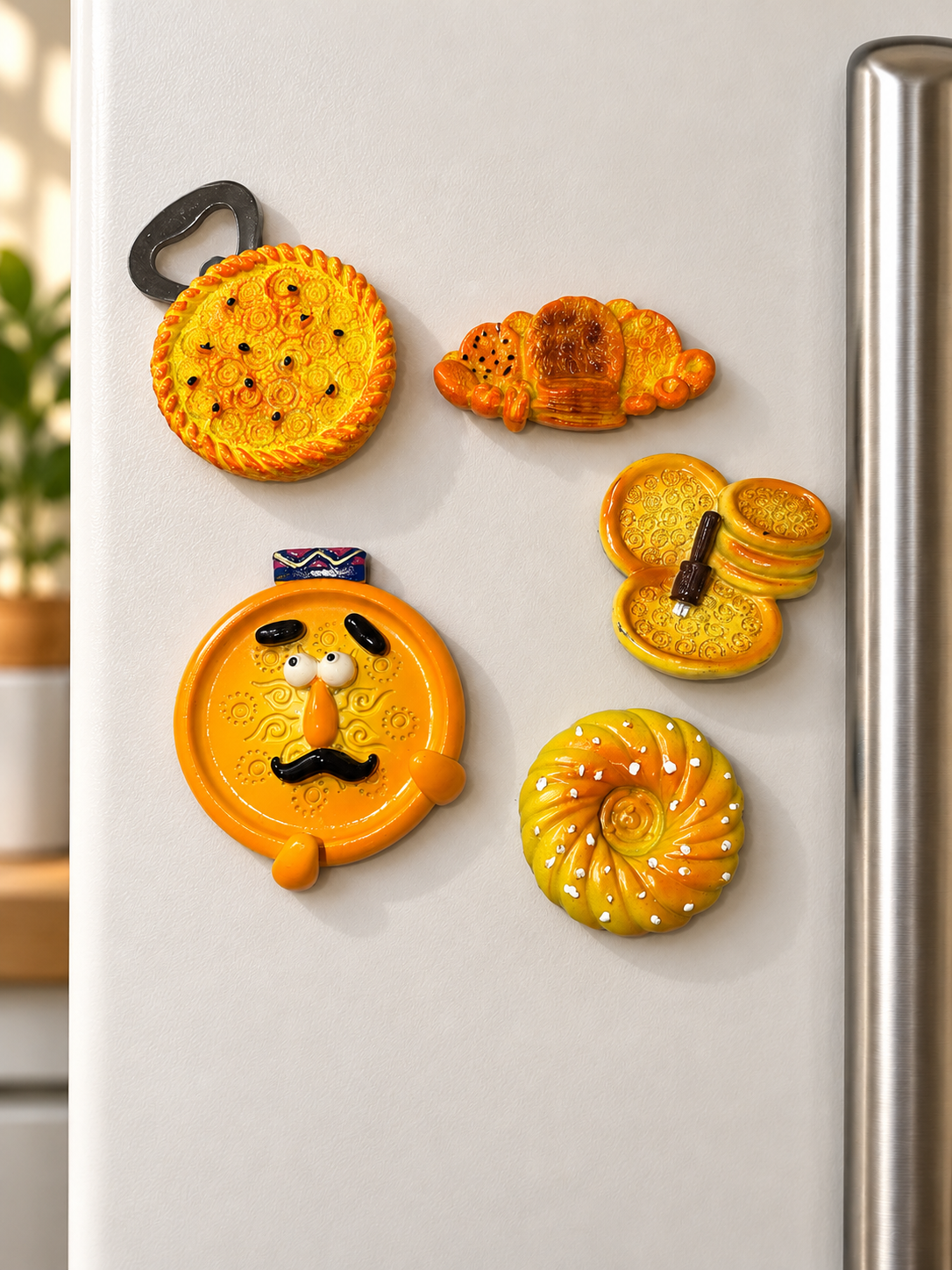 Naan & Nostalgia — Uyghur Bread Fridge Magnets