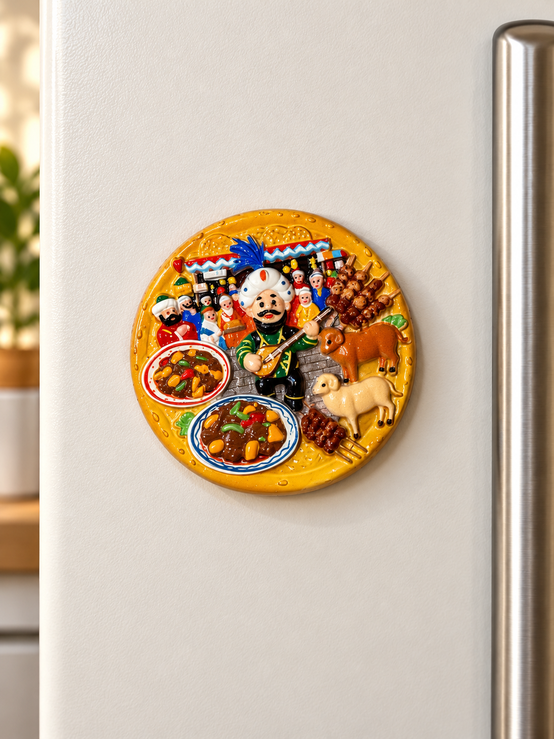 A Feast of Joy — Uyghur Fridge Magnets
