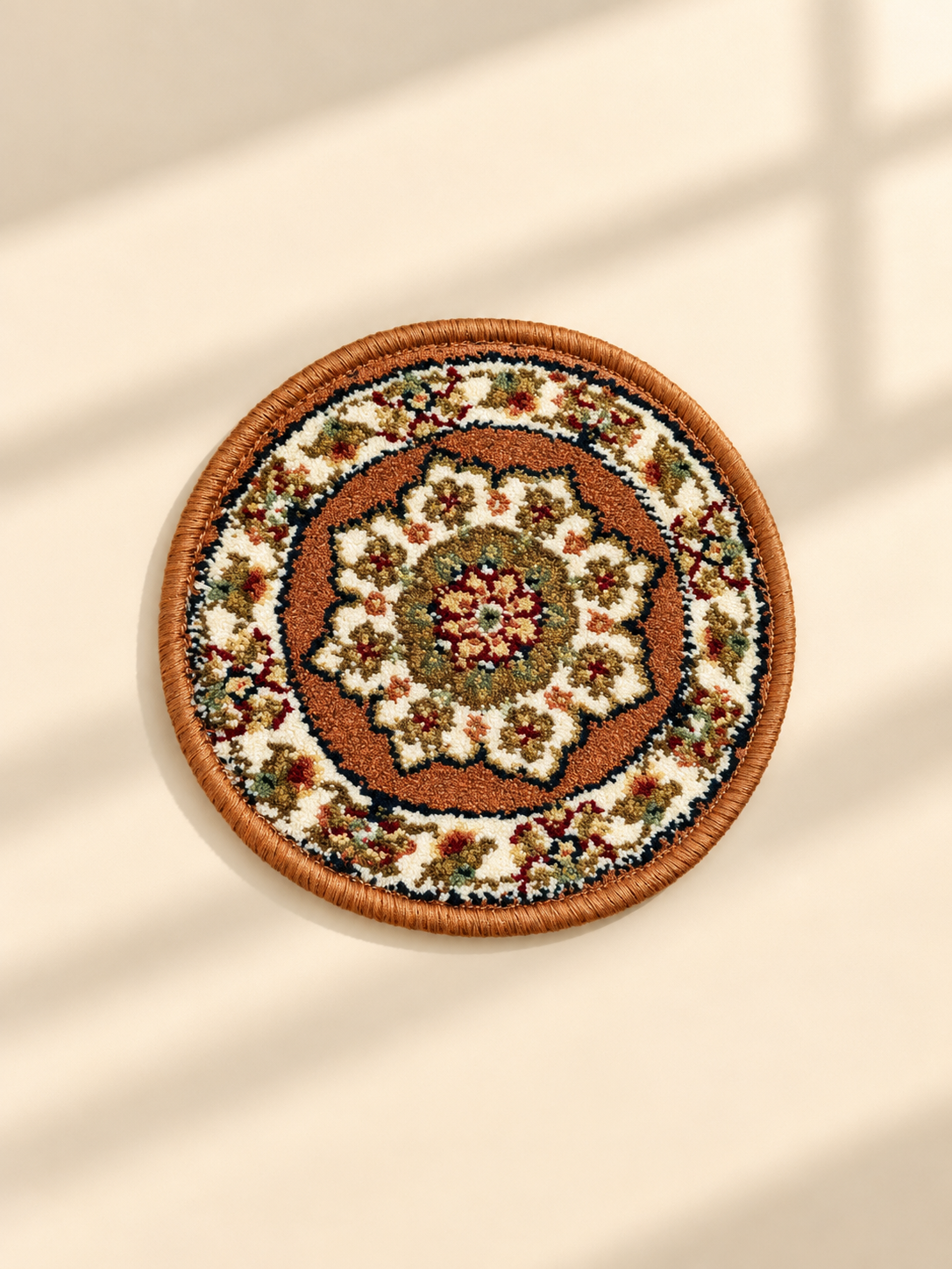 Round Rug-Style Coasters