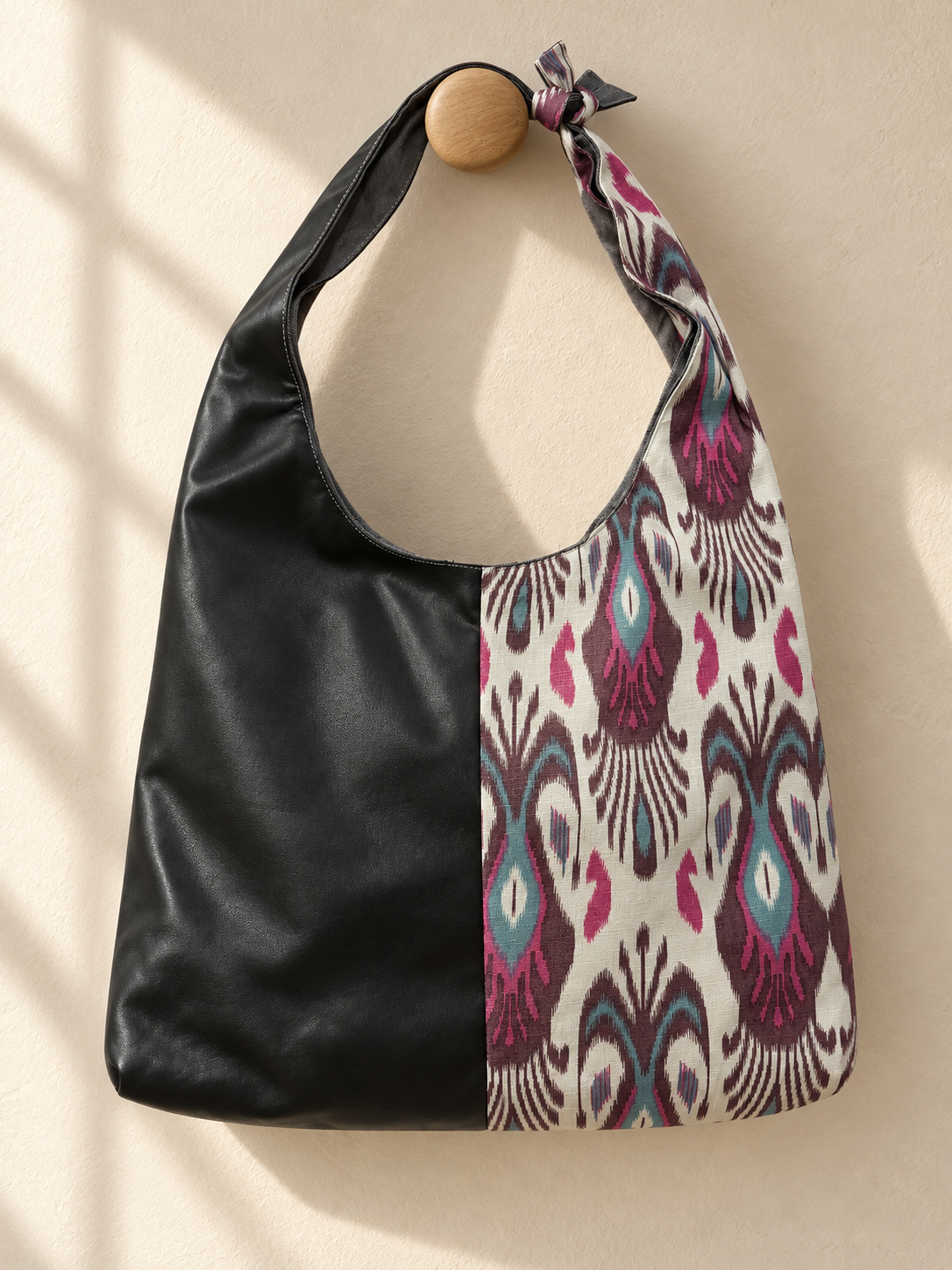 Purple Atlas Leather bag