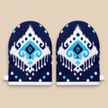 Indigo Bloom — Atles Mini Oven Mitts