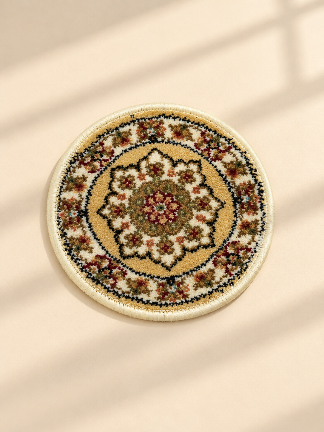 Round Rug-Style Coasters