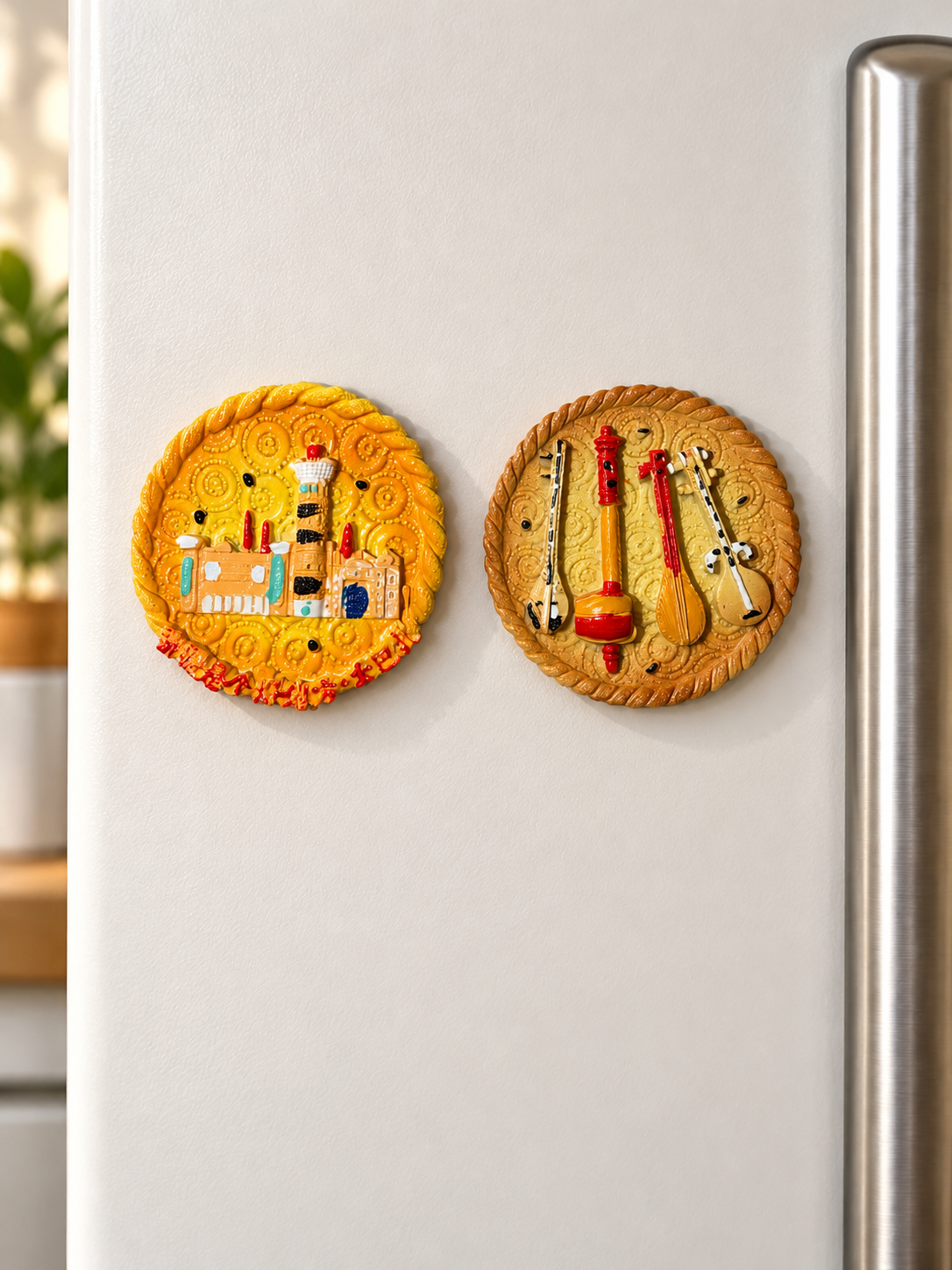 Sounds & Sights of Home — Uyghur Naan Magnets