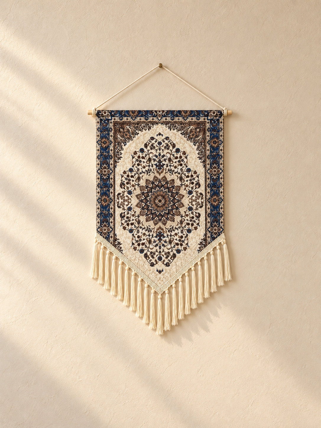 Ivory Garden — Tassel Cloth Wall Hanging