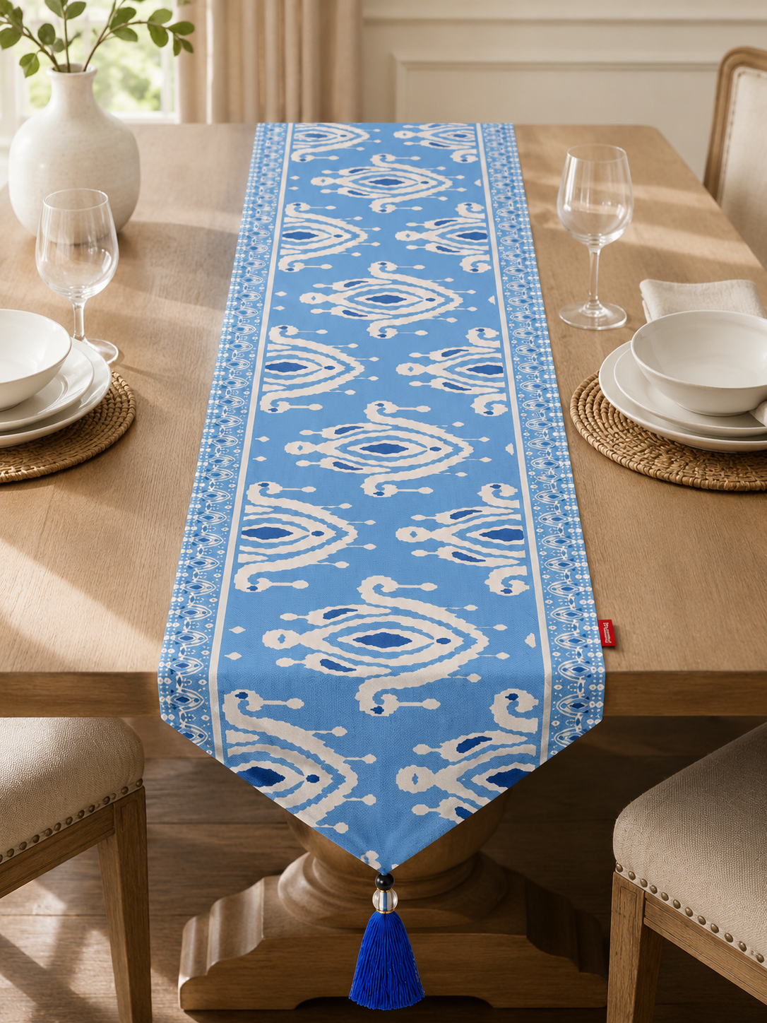 Blue Table Runner