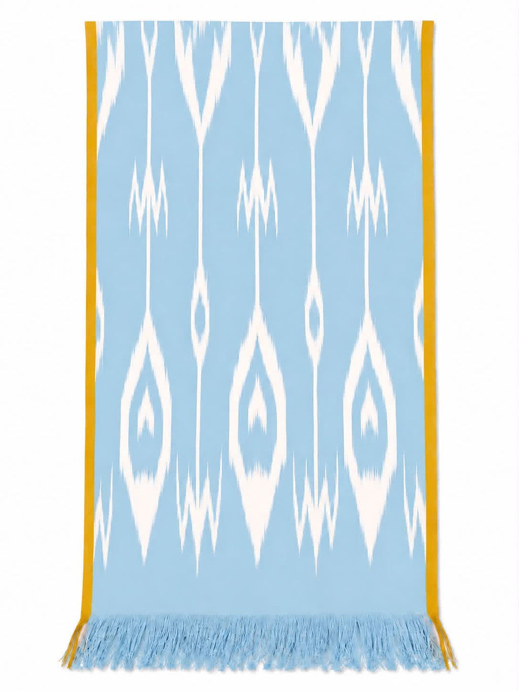Light Blue Hotan Silk Scarf