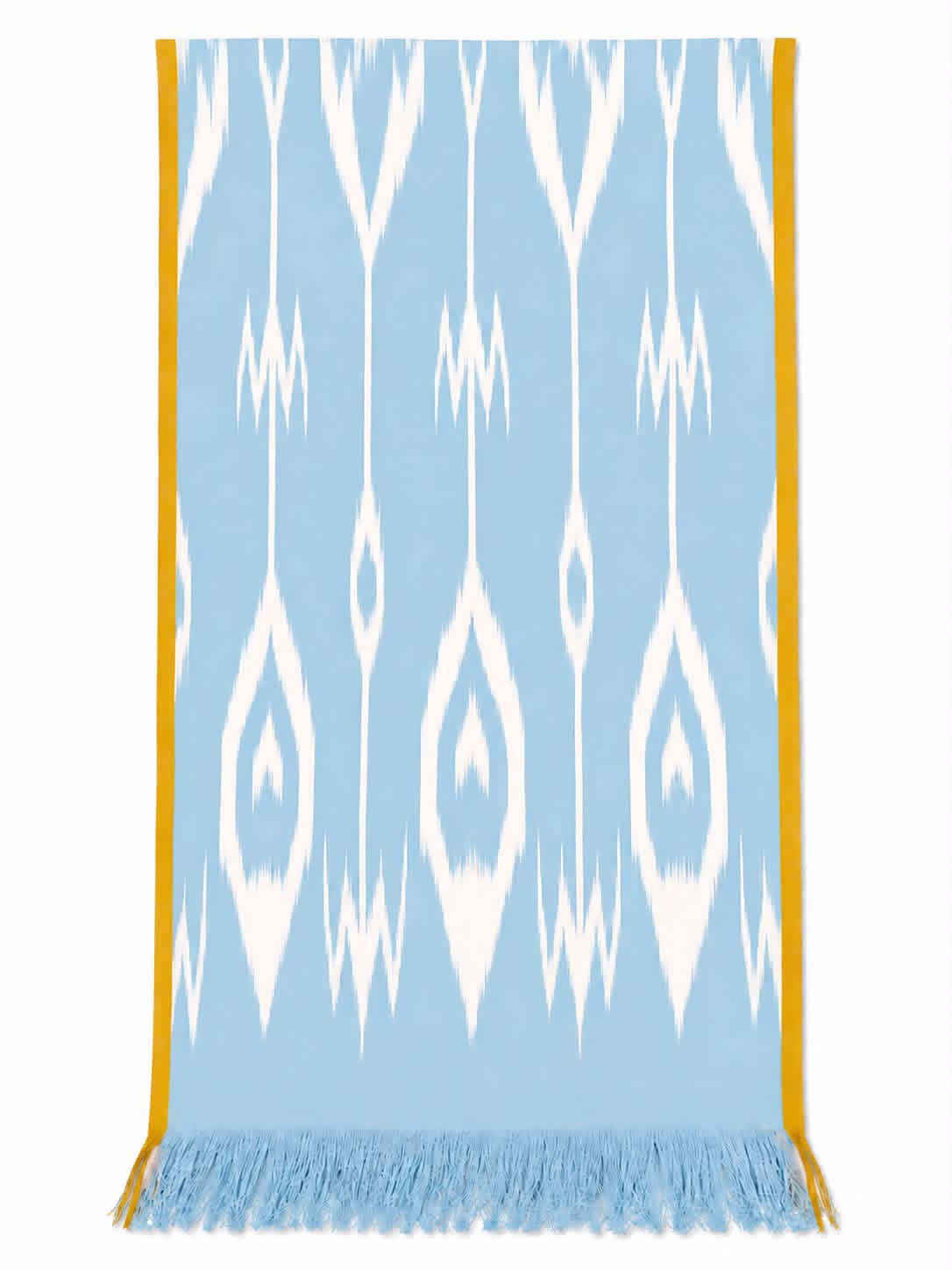 Light Blue Hotan Silk Scarf
